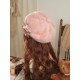 Hoshibako Works Bow Plush Beret(Pre-Made/8 Colours)